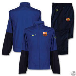 [일시특가]바르셀로나 우븐 트레이닝수트/블루/국내미발매 레어/ 나이키유럽 직수입/트레이닝 세트/당일발송/ 09-10 Barcelona Woven Warm Up Suit Adjustable - Royal/Navy 